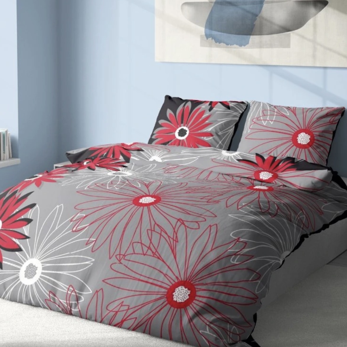 4dílné bavlněné povlečení renforcé Best red 2+2