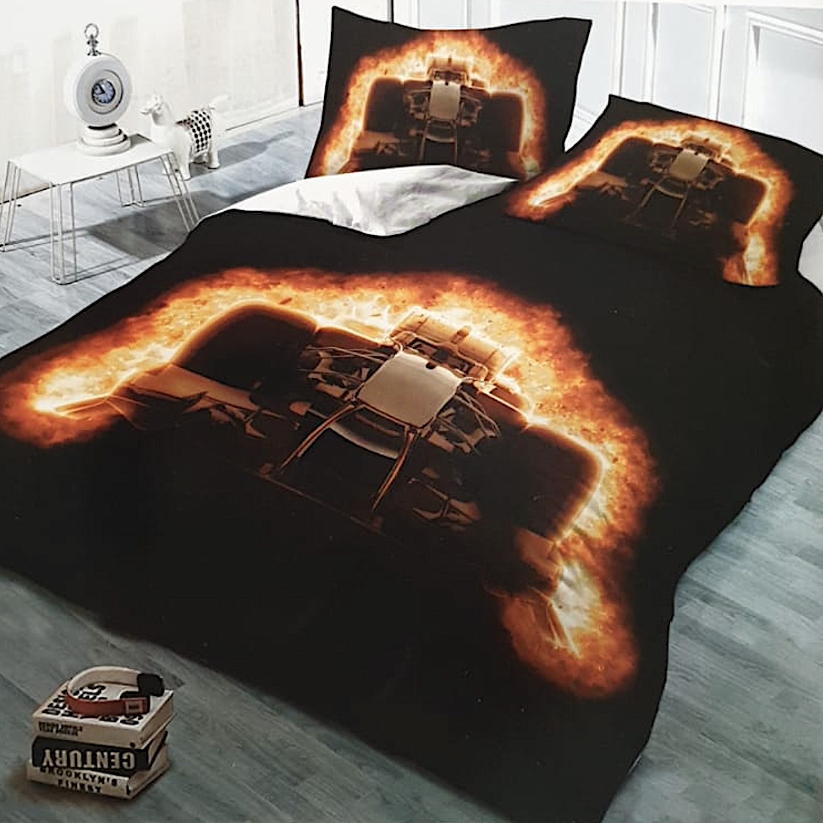 3D povlečení na jednu postel Formule 